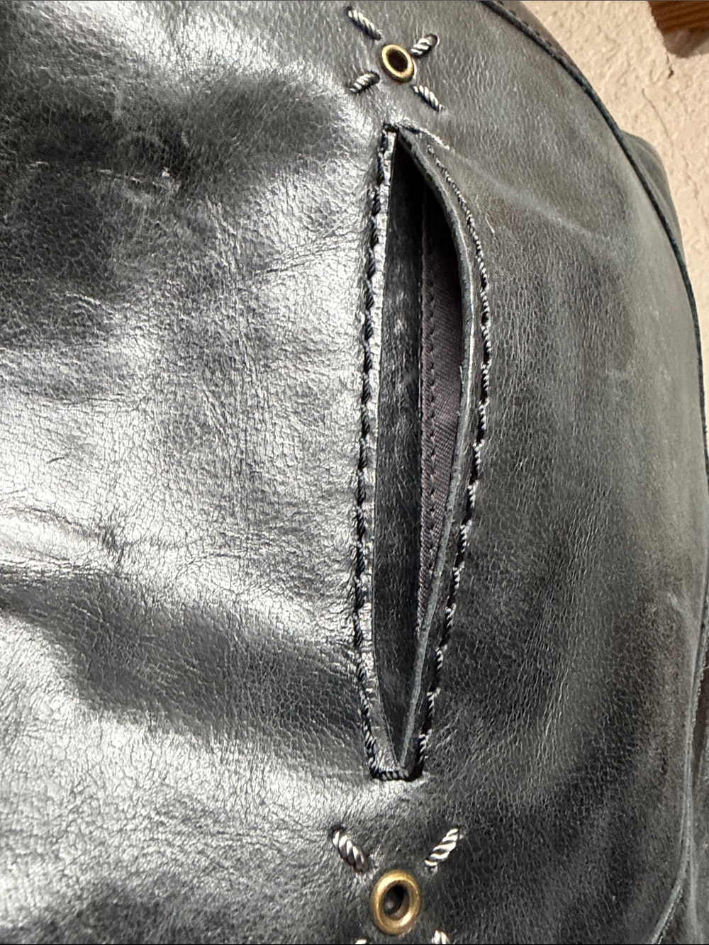 The Sak Black Braided-Handle Leather Shoulder Bag - Picture 6 of 16
